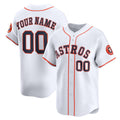 Custom Houston Astros White MWATKINS Home Limited Jersey