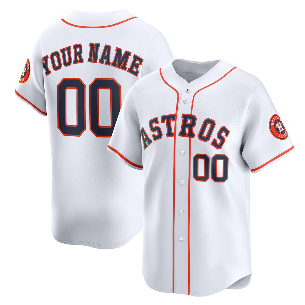 Custom Houston Astros White MWATKINS Home Limited Jersey