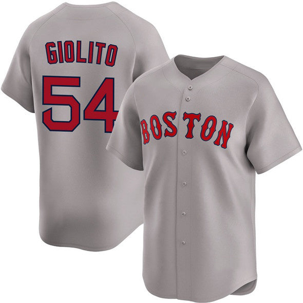 Boston Red Sox #54 Lucas Giolito Gray MWATKINS 2024 Away Limited Stitched Jersey