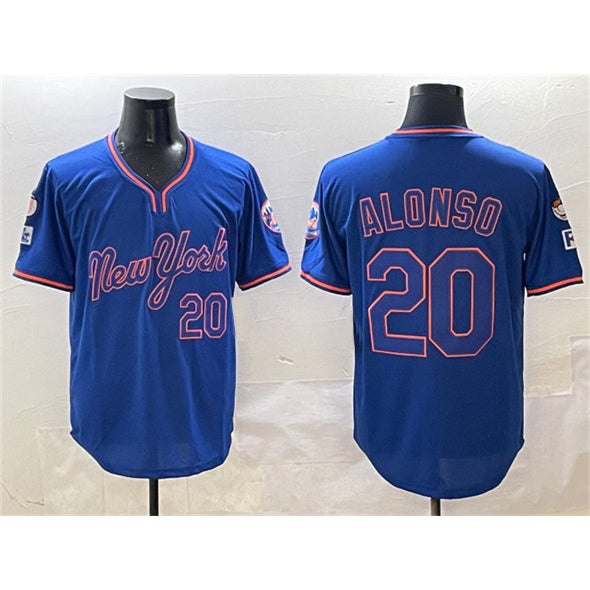 New York Mets #20 Pete Alonso Royal MWATKINS 2025 Spring Training Stitched Jersey
