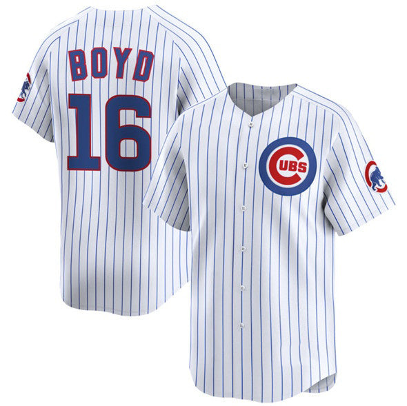 Chicago Cubs #16 Matthew Boyd White MWATKINS Home Limited Stitched Jersey