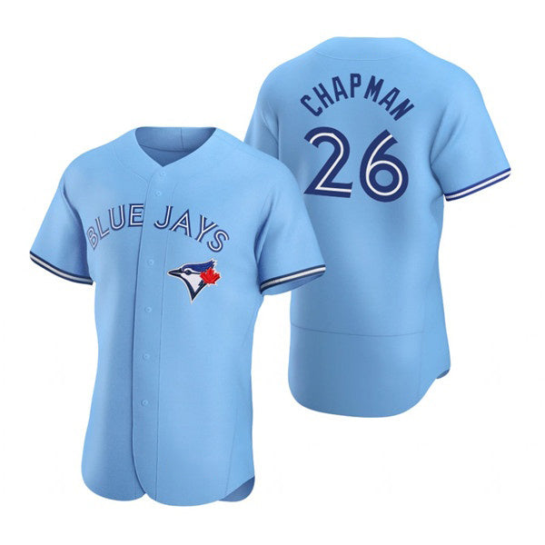 Toronto Blue Jays #26 Matt Chapman Blue MWATKINS Flex Base Stitched Jersey