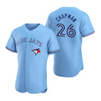 Toronto Blue Jays #26 Matt Chapman Blue MWATKINS Flex Base Stitched Jersey