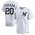 New York Yankees #20 Jorge Posada White MWATKINS Cool Base Stitched Jersey