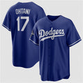 Los Angeles Dodgers #17 Shohei Ohtani Blue MWATKINS 2025 World Series Champions Stitched Jersey