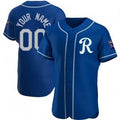 Custom Kansas City Royals Blue MWATKINS Stitched Jersey
