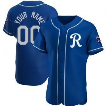 Custom Kansas City Royals Blue MWATKINS Stitched Jersey