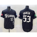 Texas Rangers #53 Adolis Garc¨ªa Black MWATKINS Mexico 2025 Vapor Premier Limited Stitched Jersey