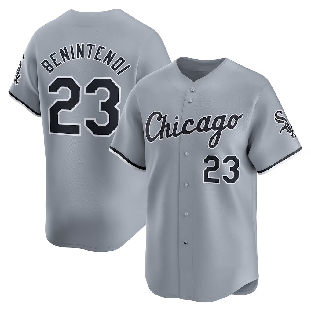 Chicago White Sox #23 Andrew Benintendi White MWATKINS Road Limited Player Jersey