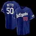 Los Angeles Dodgers #50 Mookie Betts Royal MWATKINS Alternate Stadium Jersey