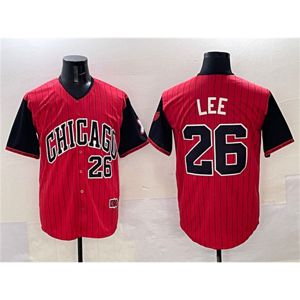 Chicago White Sox #26 Korey Lee Red Black MWATKINS 2025 City Connect Limited Stitched Jersey