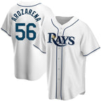 Tampa Bay Rays #56 Randy Arozarena Replica White MWATKINS Home Jersey
