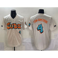Chicago Cubs #4 Pete Crow-Armstrong Cream MWATKINS 'Graffiti North Side Edition' Vapor Premier Limited Stitched Jersey