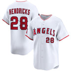 Los Angeles Angels #28 Kyle Hendricks White MWATKINS 2024 Home Limited Stitched Jersey