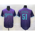 Arizona Diamondbacks #51 Randy Johnson Purple MWATKINS 2025 City Connect Limited Stitched Jersey