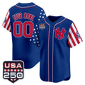 Custom New York Yankees America 250 Edition Vapor Premier Limited Royal MWATKINS Stitched Jerseys