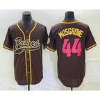 San Diego Padres #44 Joe Musgrove Brown MWATKINS NEW 2023 City Connect Cool Base Stitched Jersey 2
