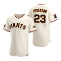 San Francisco Giants #23 Joc Pederson Cream MWATKINS Flex Base Stitched Jersey