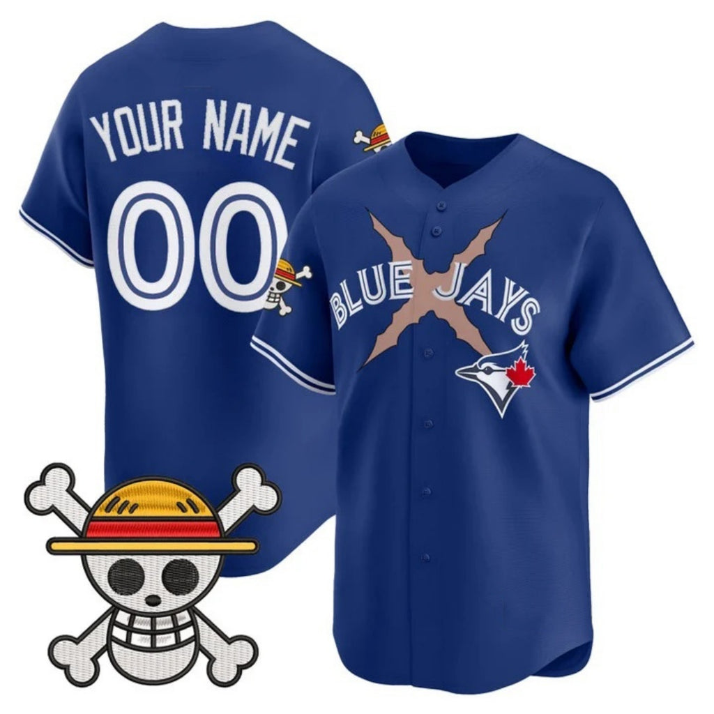 Custom Toronto Blue Jays x One Piece Royal MWATKINS Vapor Premier Limited Jersey - Stitched