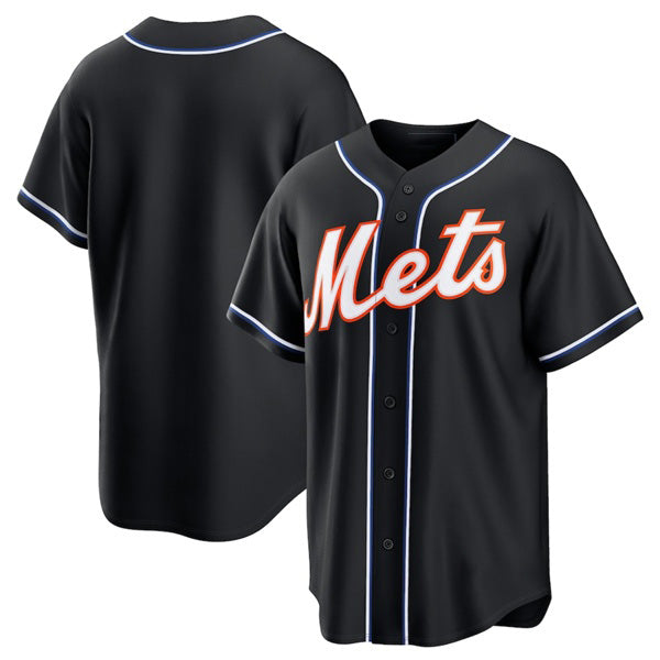 New York Mets Blank 2026 Black MWATKINS Out Stitched Jersey