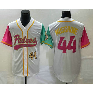 San Diego Padres #44 Joe Musgrove Number White MWATKINS NEW 2023 City Connect Cool Base Stitched Jersey