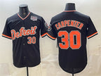 Detroit Tigers #30 Kerry Carpenter Black MWATKINS 2026 Alternate USA 250' Patch Vapor Premier Limited Stitched Jersey