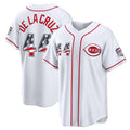 Cincinnati Reds #44 Elly De La Cruz USA 250 Fourth of July Home Stadium Jersey - White MWATKINS