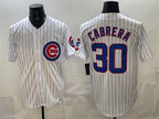 Chicago Cubs #30 Edward Cabrera White MWATKINS 2026 Cool Base Stitched Jersey