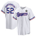 Texas Rangers #52 Jordan Montgomery White MWATKINS 2023 World Series Stitched Jersey