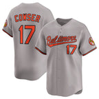Baltimore Orioles #17 Colton Cowser Gray MWATKINS 2025 Limited Stitched Jersey