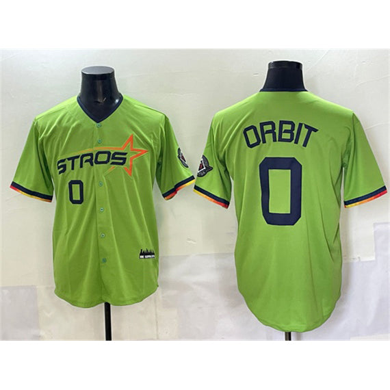 Houston Astros #0 Orbit Green MWATKINS 2025 City Connect Limited Stitched Jersey