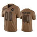 Custom W.Commanders Active Player 2023 Brown MWATKINS Salute To Setvice Limited Stitched Jersey