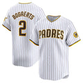 San Diego Padres #2 Xander Bogaerts White MWATKINS Home Limited Player Jersey