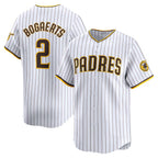 San Diego Padres #2 Xander Bogaerts White MWATKINS Home Limited Player Jersey
