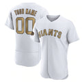 Custom San Francisco Giants Active Player White MWATKINS 2022 All-Star Flex Base Stitched Jersey