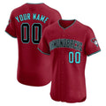 Custom Arizona Diamondbacks 2024 Flex Base Jersey ¨C Red MWATKINS