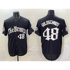 New York Yankees #48 Paul Goldschmidt Black MWATKINS 'Gothic Legacy Edition' Vapor Premier Limited Stitched Jersey