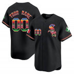 Custom Chicago White Sox Mexico Vapor Premier Limited Jersey V2- Black MWATKINS