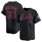 Custom New York Mets Black MWATKINS Alternate Limited Jersey