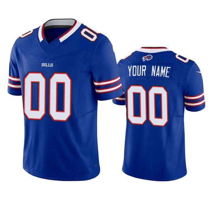 Custom B.Bills Active Player Blue MWATKINS 2023 F.U.S.E. Vapor Untouchable Limited Stitched Jersey
