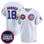 Chicago Cubs #18 Sh¨­ta Imanaga White MWATKINS 2025 Tokyo Series Limited Stitched Jersey