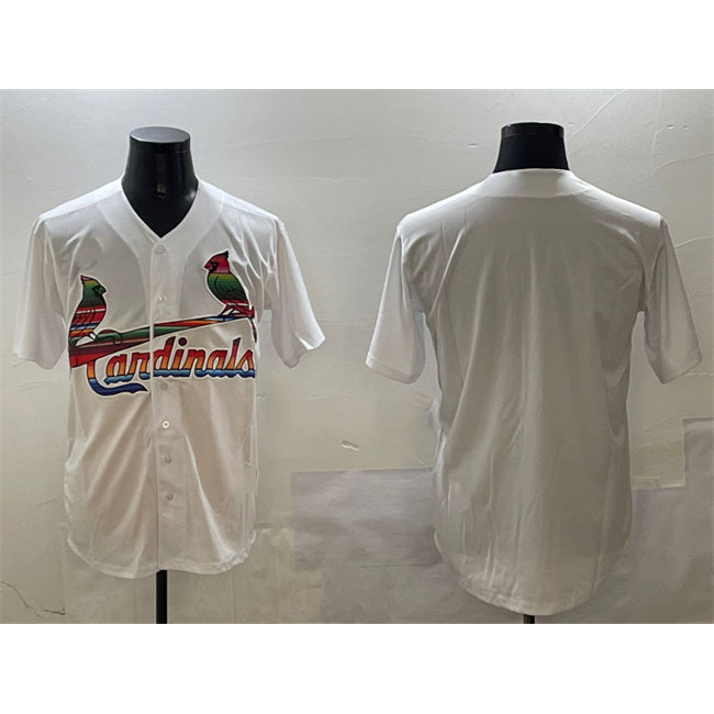 St. Louis Cardinals Blank White MWATKINS Cool Base Stitched Jersey