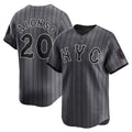 New York Mets #20 Pete Alonso Graphite MWATKINS 2024 City Connect Limited Player Jersey