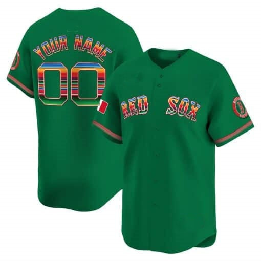 Custom Boston Red Sox Mexico Vapor Premier Limited Jersey ¨C Green MWATKINS