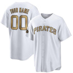 Custom Pittsburgh Pirates Active Player White MWATKINS 2022 All-Star Cool Base Stitched Jersey