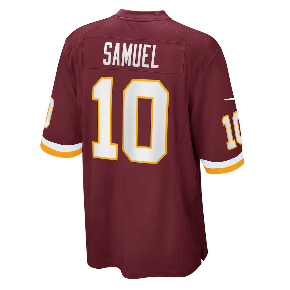 W.Football Team #10 Curtis Samuel Burgundy MWATKINS Game Player Jersey