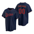 Custom Minnesota Twins Navy MWATKINS 2020 Stitched Cool Base Jersey