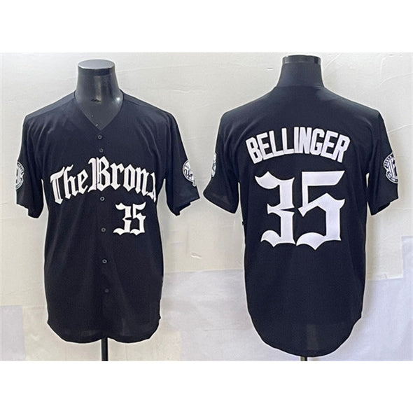 New York Yankees #35 Cody Bellinger Black MWATKINS 'Gothic Legacy Edition' Vapor Premier Limited Stitched Jersey