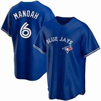 Toronto Blue Jays #6 Alek Manoah Blue MWATKINS Stitched Cool Base Jersey