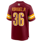 W.Commanders #36 Chris Rodriguez Jr. Burgundy MWATKINS Team Game Jersey